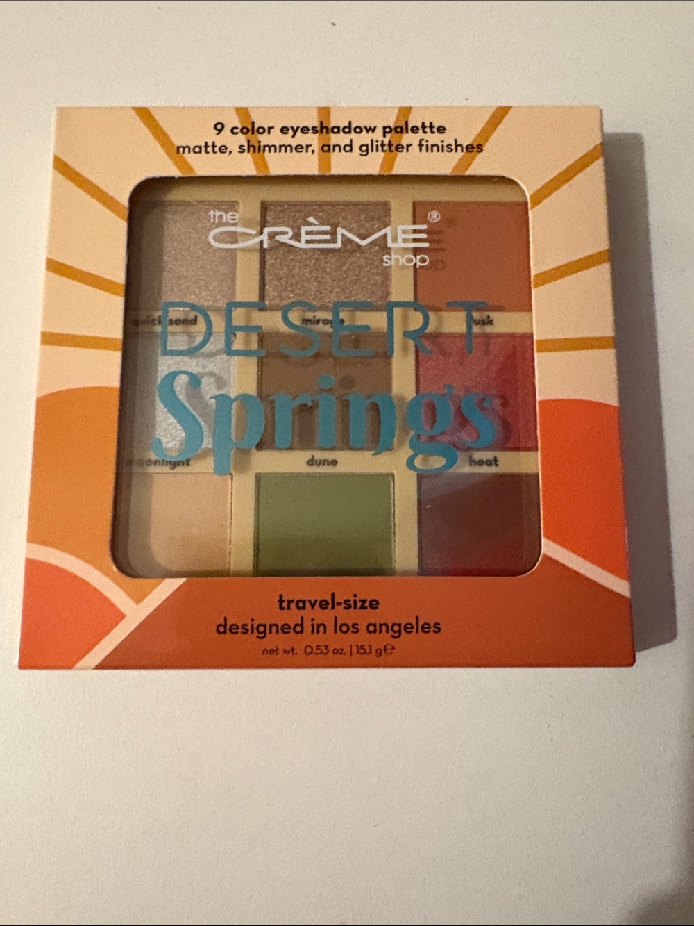 The Crème Shop Desert Springs Travel-Size Eyeshadow Palette - Multi-Color